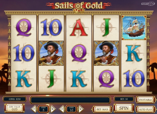 Jogos de casino gratis caca niqueis Sails of Gold